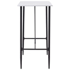 Barbord vit 120x60x110 cm MDF