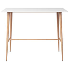 Barbord vit 120x60x105 cm