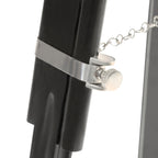 Lorenti - Golvlampa svart massivt mangoträ 171 cm