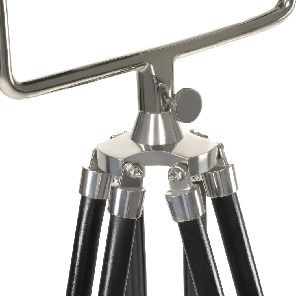 Lorenti - Golvlampa svart massivt mangoträ 171 cm