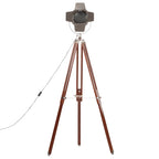 Solinia - Golvlampa massivt mangoträ 180 cm