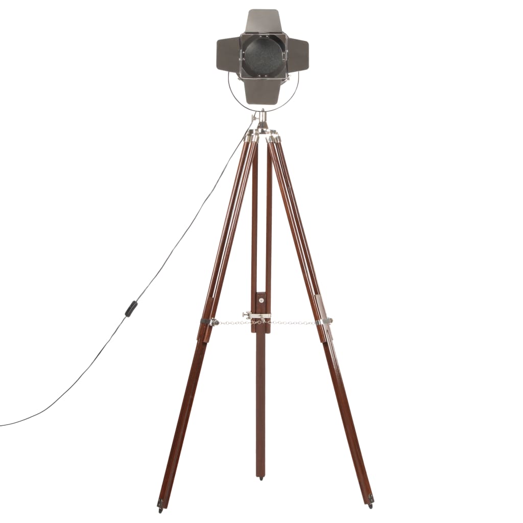 Solinia - Golvlampa massivt mangoträ 180 cm