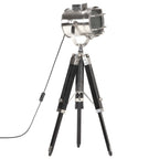 Dorlux - Golvlampa svart massivt mangoträ 69 cm