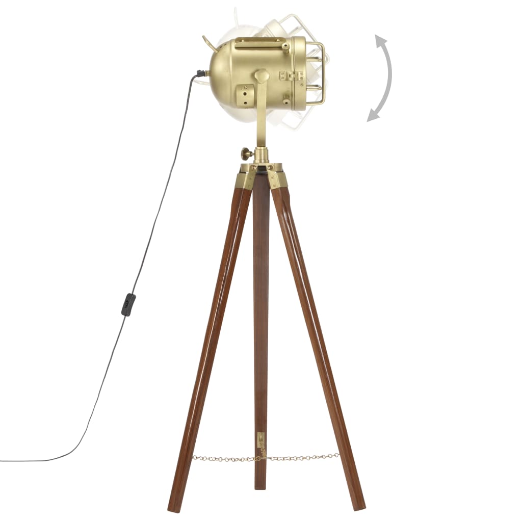 Lioran - Golvlampa massivt mangoträ 97 cm