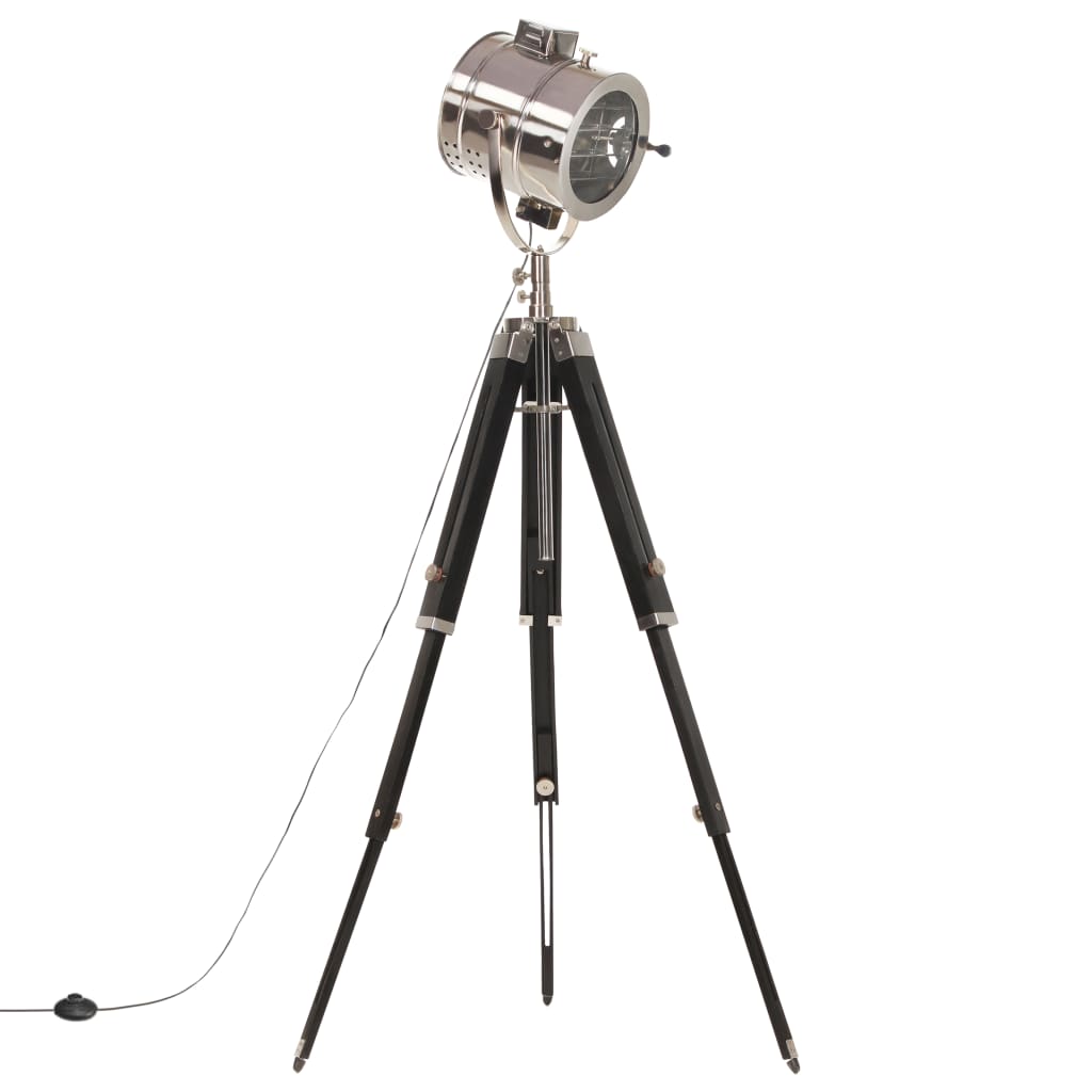 Helora - Golvlampa massivt mangoträ 165 cm