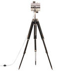 Helora - Golvlampa massivt mangoträ 165 cm