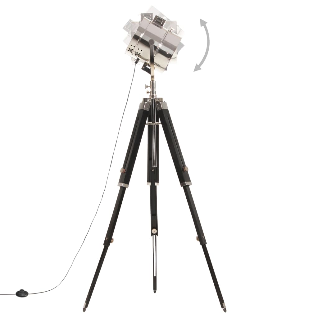 Helora - Golvlampa massivt mangoträ 165 cm