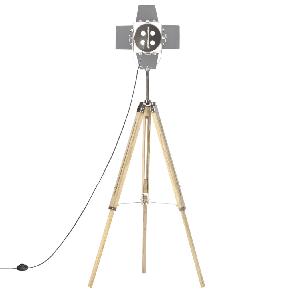 Arlume - Golvlampa massivt mangoträ 140 cm