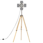 Arlume - Golvlampa massivt mangoträ 140 cm