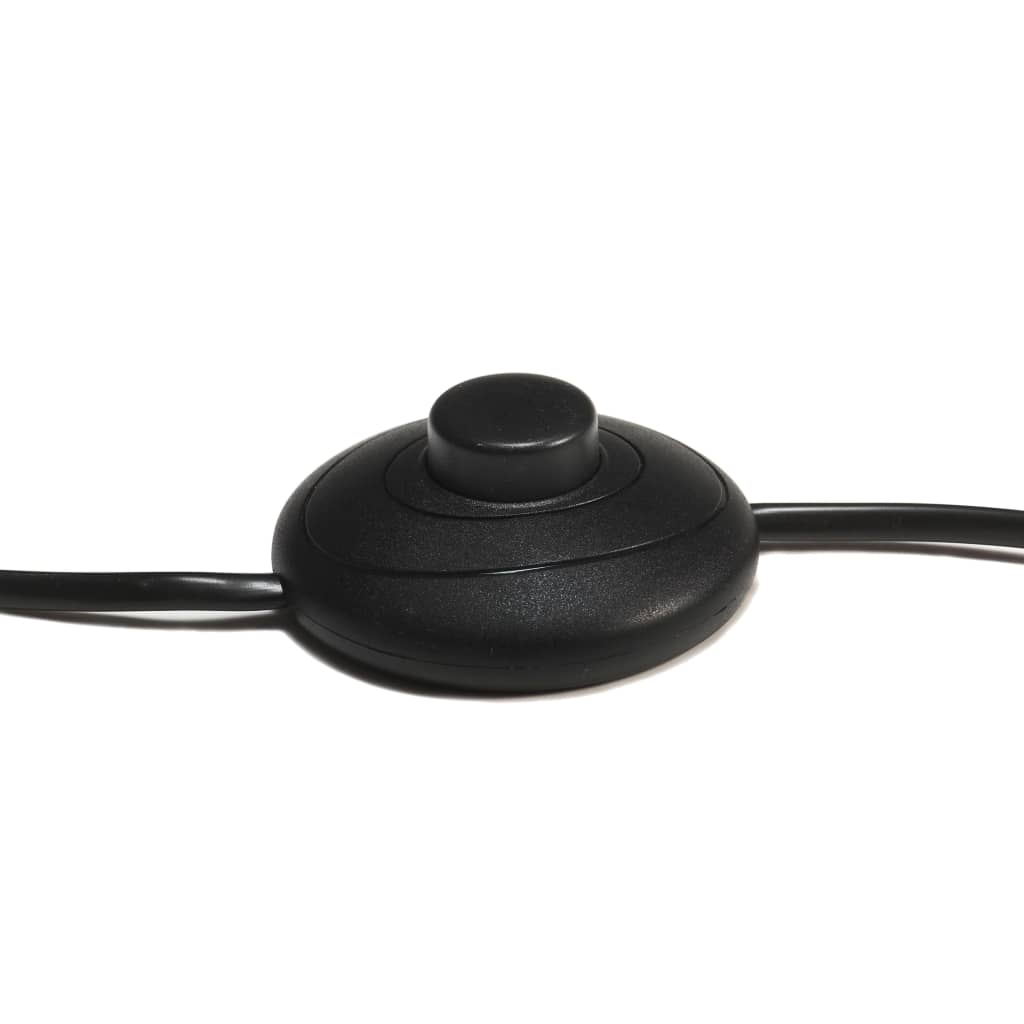 Neliri - Golvlampa honungsbrun och svart massivt teakträ 141 cm