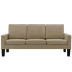 Selario - 3-sitssoffa cappuccino konstläder