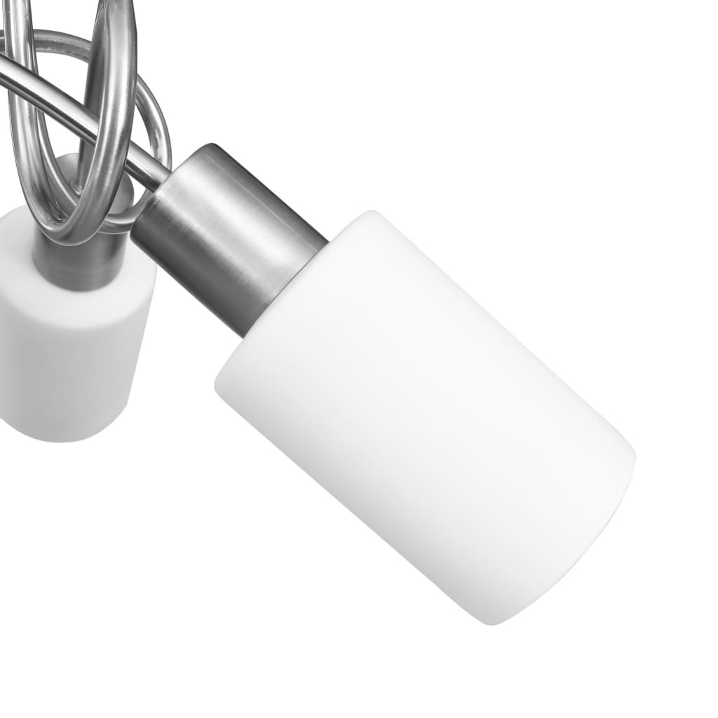 Velari - Taklampa med keramikskärmar för 3 E14-lampor vit kon