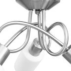 Velari - Taklampa med keramikskärmar för 3 E14-lampor vit kon