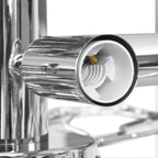 Tessumi - Taklampa med akrylblad för 5 E14-lampor vit