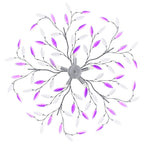 Heluva - Taklampa med akrylblad för 5 E14-lampor lila