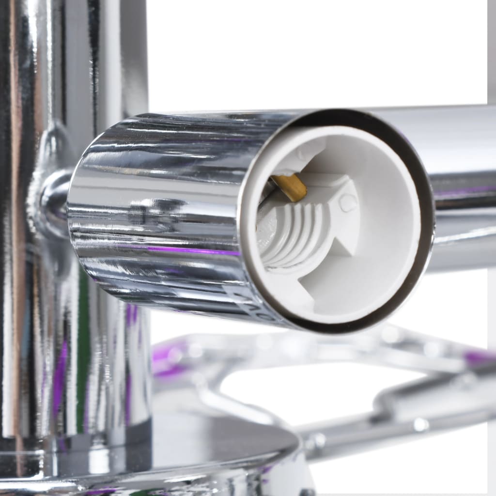 Heluva - Taklampa med akrylblad för 5 E14-lampor lila