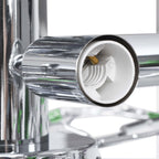 Xemeris - Taklampa med akrylblad för 5 E14-lampor grön