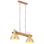 Zivira - Hänglampa industriell vintage 25 W mässing 109 cm E27
