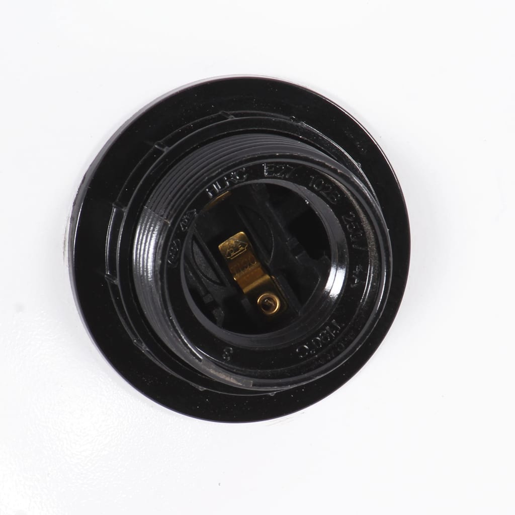 Derluma - Hänglampa industriell 25 W vit rund 30 cm E27