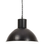 Forlina - Hänglampa industriell 25 W svart rund 48 cm E27