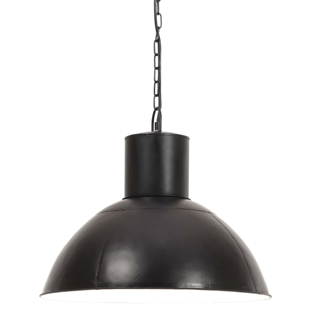 Forlina - Hänglampa industriell 25 W svart rund 48 cm E27