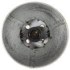 Gilumo - Golvlampa med 2 lampskärmar silver E27 gjutjärn