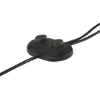 Gilumo - Golvlampa med 2 lampskärmar silver E27 gjutjärn