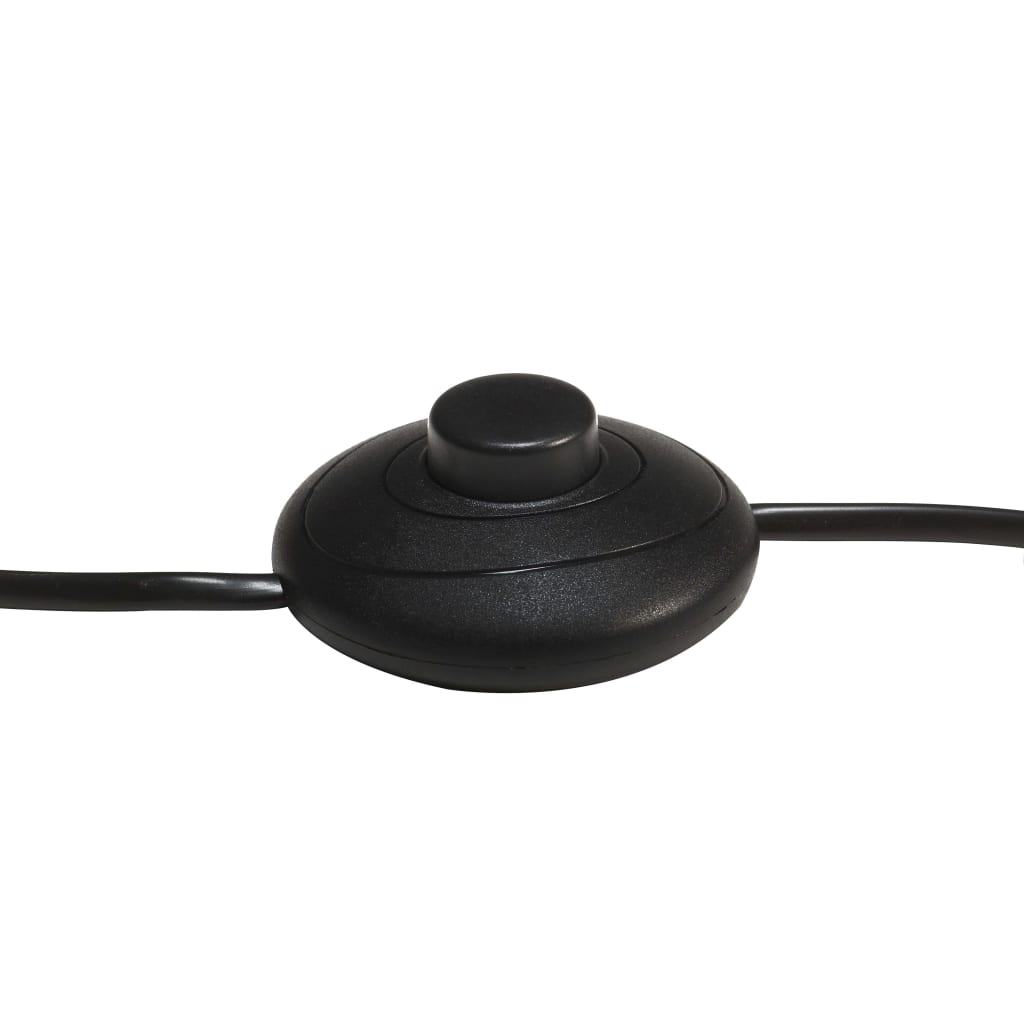 Havula - Golvlampor 3 st svart E27 massivt mangoträ