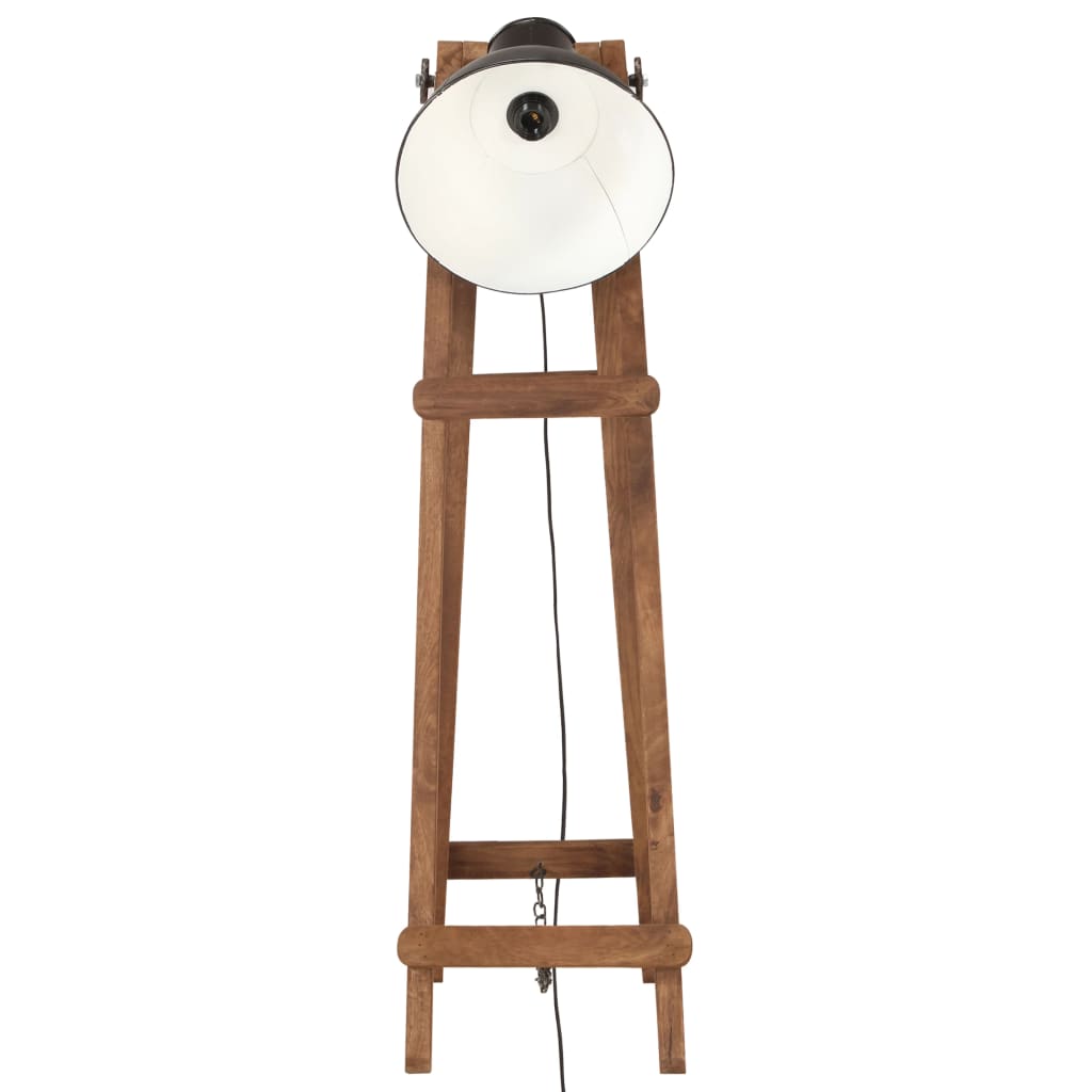 Havula - Golvlampor 3 st svart E27 massivt mangoträ