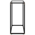 Avlastningsbord transparent 60x35x75 cm härdat glas