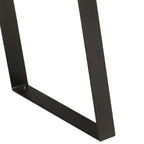 Avlastningsbord 100x35x76 cm massivt akaciaträ med levande kant