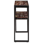 Avlastningsbord 90x30x75 cm massivt återvunnet trä