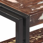 Avlastningsbord 90x30x75 cm massivt återvunnet trä