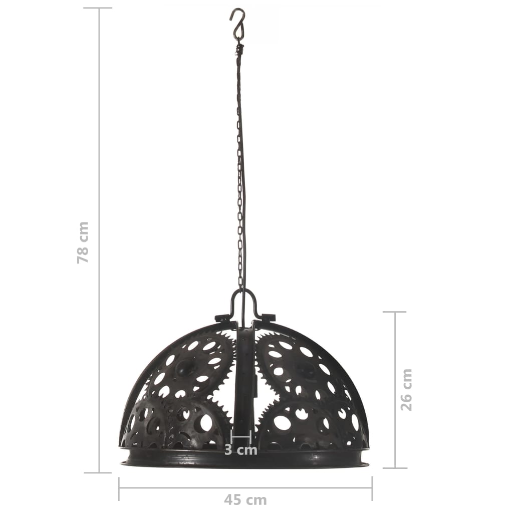 Seluvi - Taklampa industriell kugghjulsdesign 45 cm E27