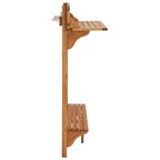 Balkongbord 90x37x122,5 cm massivt akaciaträ