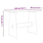 Osteno - Matbord med bänk REINE honungsbrun och vit massiv furu