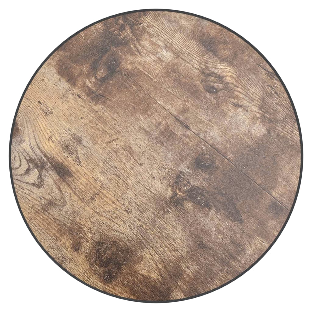 Marvion - Tebord svart och gul Ø35 cm MDF