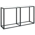 Torlevo - Konsolbord transparent 140x35x75,5 cm härdat glas