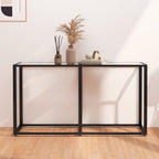 Torlevo - Konsolbord transparent 140x35x75,5 cm härdat glas