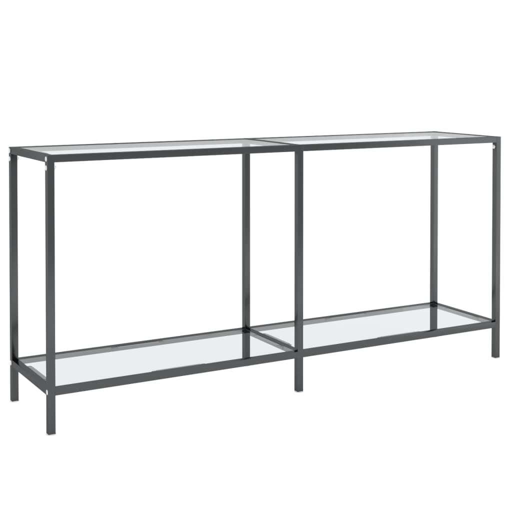 Nervalo - Konsolbord transparent 160x35x75 cm härdat glas