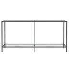 Nervalo - Konsolbord transparent 160x35x75 cm härdat glas