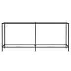 Morvixa - Konsolbord transparent 180x35x75,5 cm härdat glas