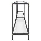 Morvixa - Konsolbord transparent 180x35x75,5 cm härdat glas