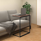 Morleno - Sidobord svart 55x35x66 cm konstruerat trä