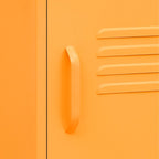 Tornessa - Nattduksbord senapsgul 35x35x51 cm stål