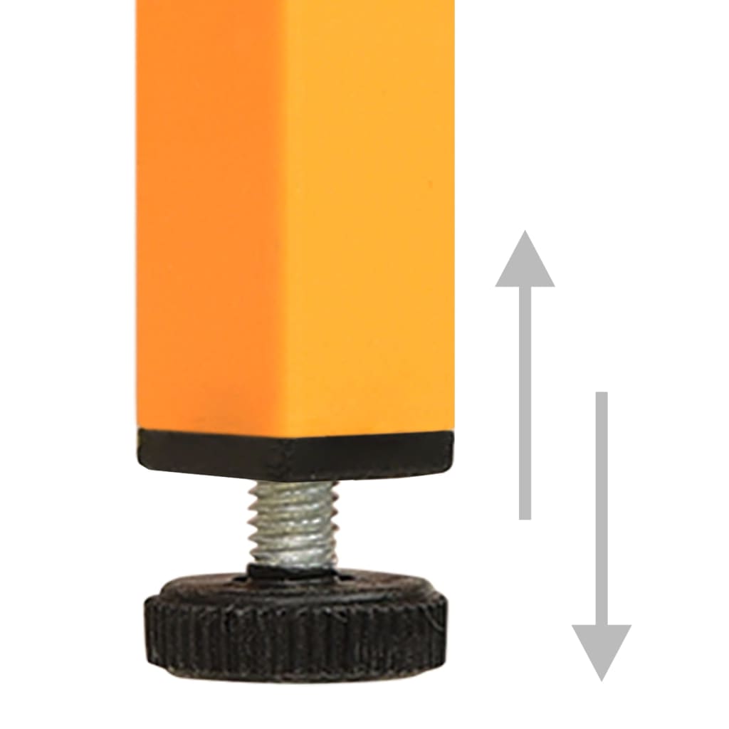 Tornessa - Nattduksbord senapsgul 35x35x51 cm stål