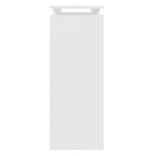 Avlastningsbord vit 102x30x80 cm konstruerat trä