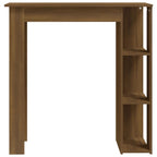 Barbord med hyllor sonoma-ek 102x50x103,5 cm konstruerat trä