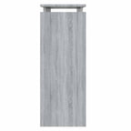 Avlastningsbord grå sonoma 80x30x80 cm konstruerat trä