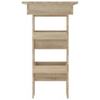 Barbord väggmonterat sonoma-ek 102x45x103,5 cm konstruerat trä